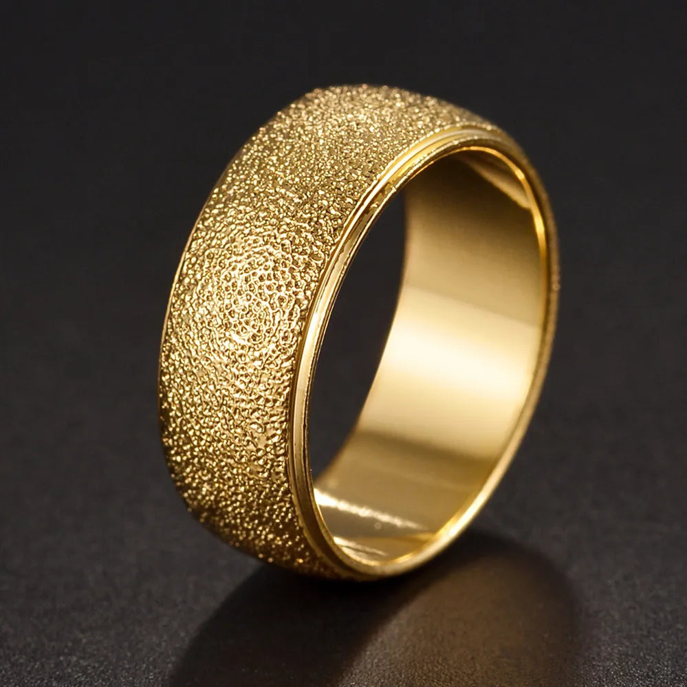 Stainless Steel Matte Rings