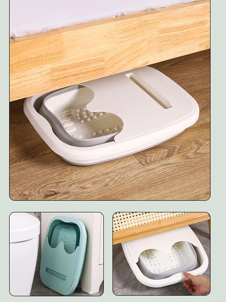 Foldable Footbath Massage Bucket Soaking Bucket