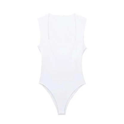 Black Body Sleeveless Bodysuit Sexy Lingerie