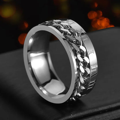 Cool Stainless Steel Rotatable Ring