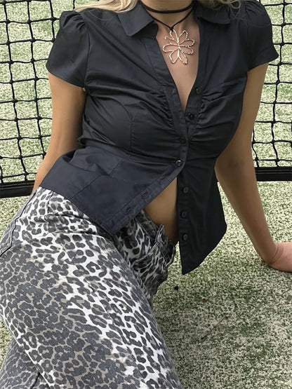 Short Sleeve Plaid Shirt