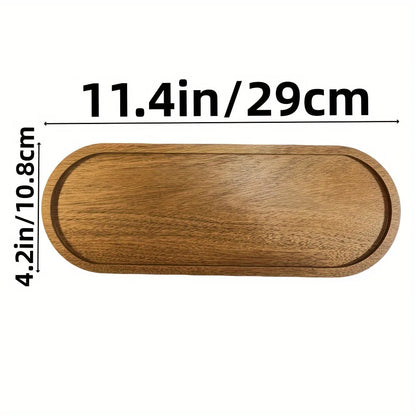 Japanese solid wood fruit plate