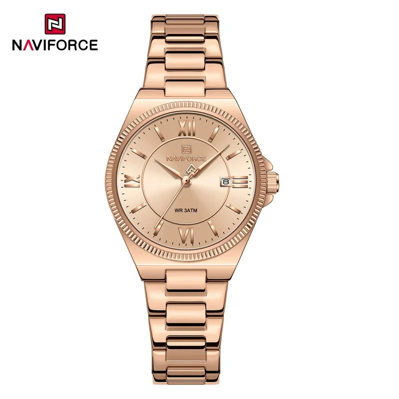 Vintage Display Stainless Steel 3ATM Waterproof Elegant Quartz Watch
