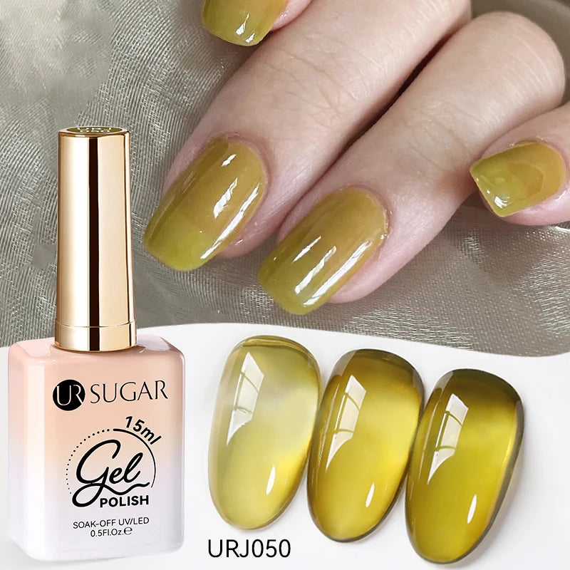 SUGAR Jelly Milky White Translucent Gel Polish