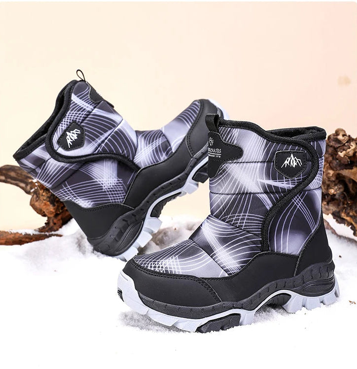 Anti-Slip  Fleece and Thickened Warm Cotton Snow Boots