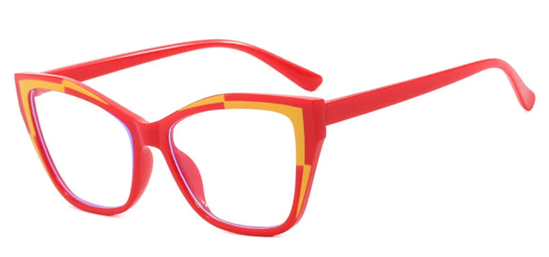 Vintage Square Cat Eye Rectangle Sunglasses