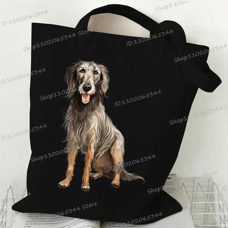 Animal Dog Series Canvas Tote Bag