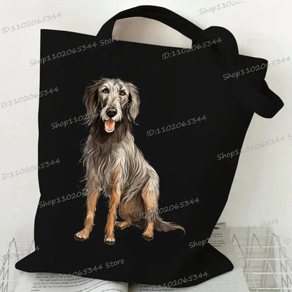 Animal Dog Series Canvas Tote Bag
