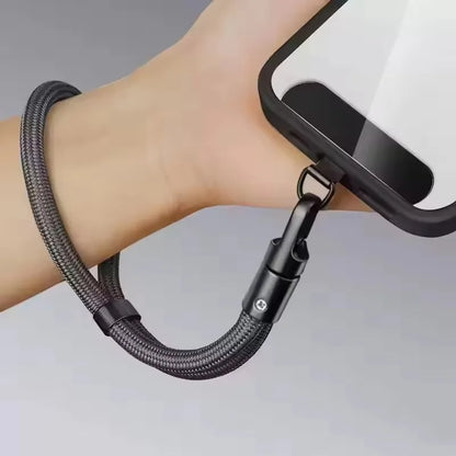 Universal Adjustable Mobile Phone Self-Locking Anti-Loss Lanyard Short Wrist Strap Durable Cell Phone Strap