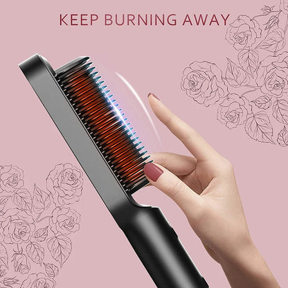 Hair Straightener Professional Hairstyle Brush