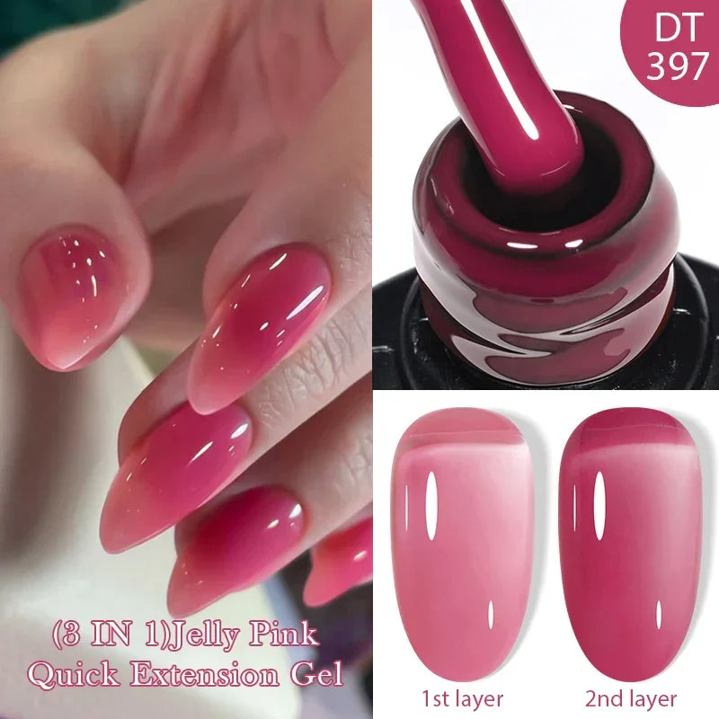 7ml Red Series Gel Nail Polish Glitter