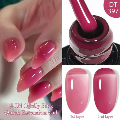 7ml Red Series Gel Nail Polish Glitter