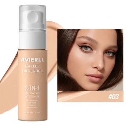 Moisturizing Foundation Concealer Waterproof Face Makeup Base Suitable for Women's Makeup Halloween