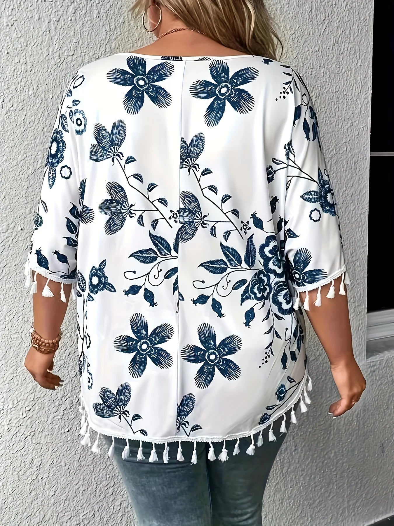 Plus Size Loose Short Sleeve Blouse T Shirt