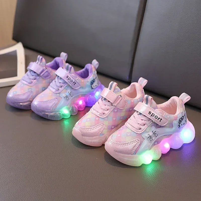 Hello Kitty Girl Kawaii Shine Sneakers