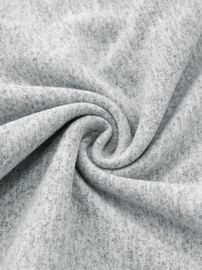 Conjunto casual diario con cuello en U y espalda descubierta