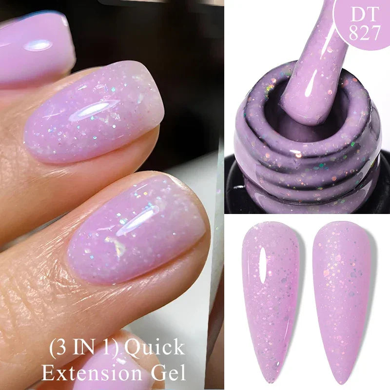 7ml Red Series Gel Nail Polish Glitter