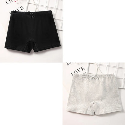 1/2 Pcs Kids Girls Panties Cotton Breathable Safety Pants