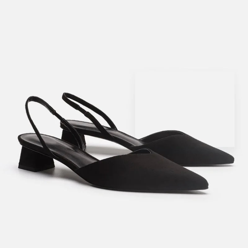 Slingbacks High Heels Shallow Mouth Sexy Sandals