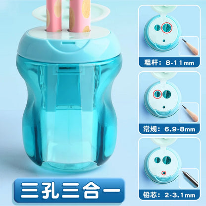 1/3/12pc M&G 3 In 1 Pencil Sharpener with Screw Lid
