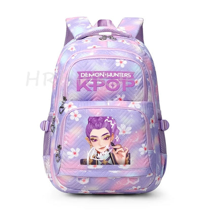 K-pop Demon Hunters Backpack Girls Boys Youth School Bags