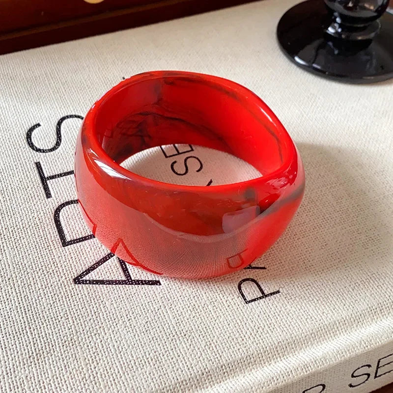 Geometric Irregular Chunky Wide Bracelet