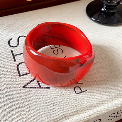 Geometric Irregular Chunky Wide Bracelet