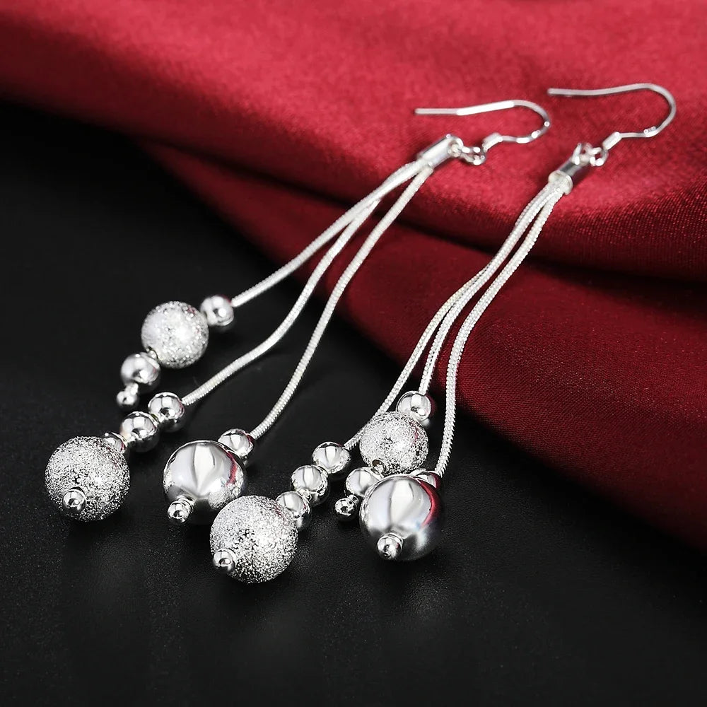 925 Sterling Silver Round Circle Hoop Earrings