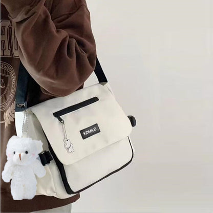 Oxford Diagonal Cross Youth Casual Canvas Shoulder Bag