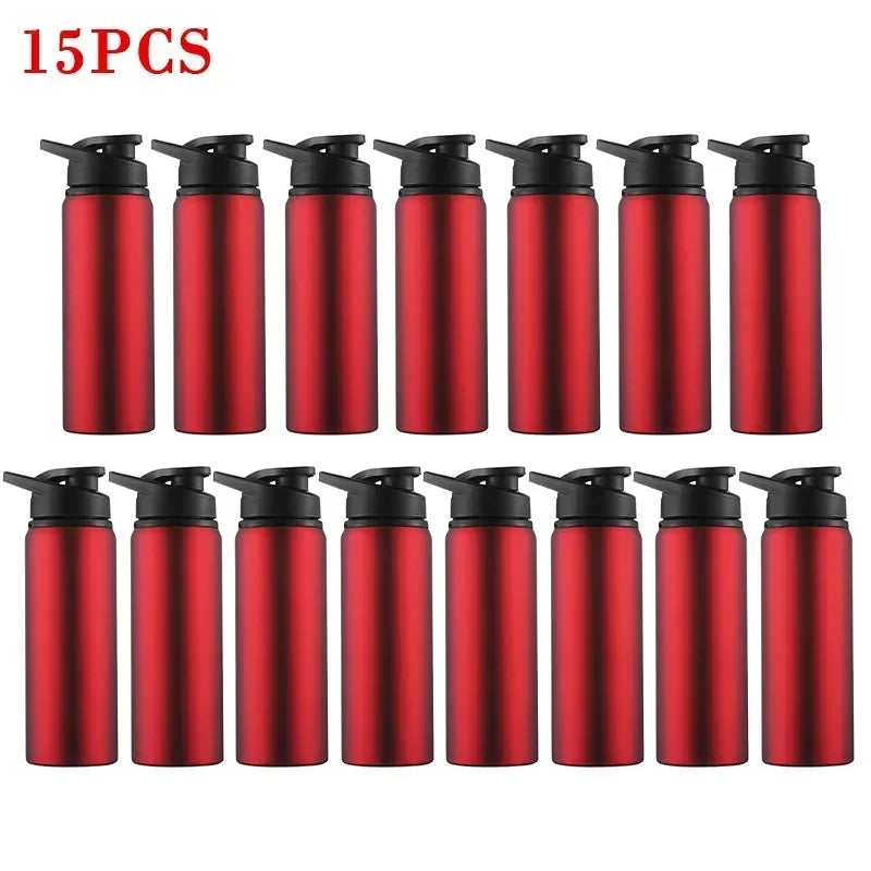 1-15PCS Portable Stainless Steel Bicycle Water Bottle
