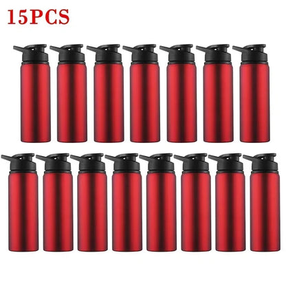 1-15PCS Portable Stainless Steel Bicycle Water Bottle
