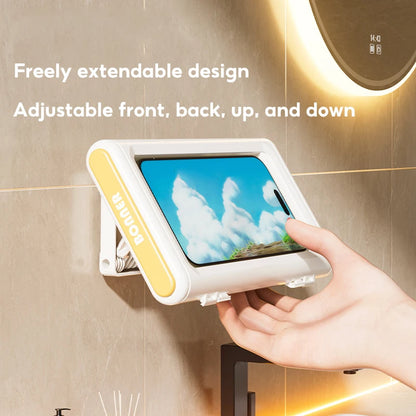 Waterproof Phone Holder for Bathroom Use Suitable for Watching Videos in the Shower