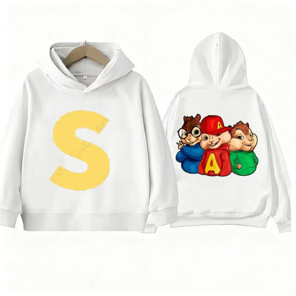 Alvin Chipmunk Printed Sportswear Spring Autumn Long Sleeve Casual Hoodie