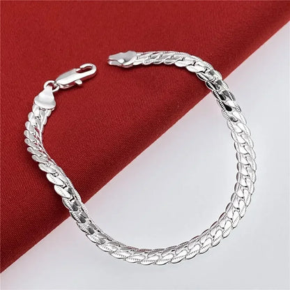DANA 925 Sterling Silver Bead Ball Bracelets