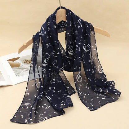 Chiffon Long Silk Scarf Turban