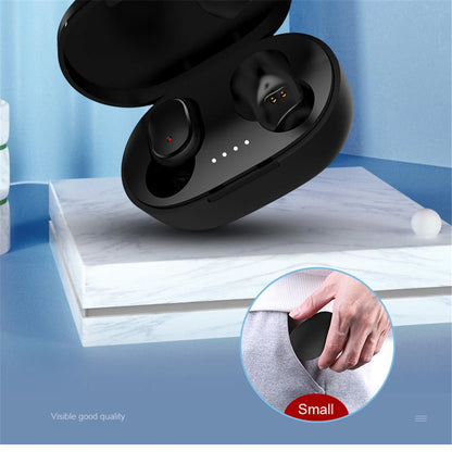 A6S Wireless Bluetooth Earphones Touch Control Sport Headset LED Display Stereo