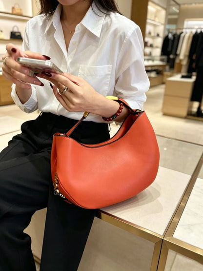 Niche Underarm Shoulder Crossbody Small Saddle Bag