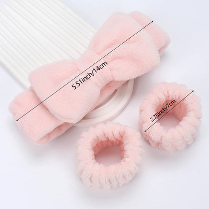 Headband Wristband for Washing Face Makeup Towel