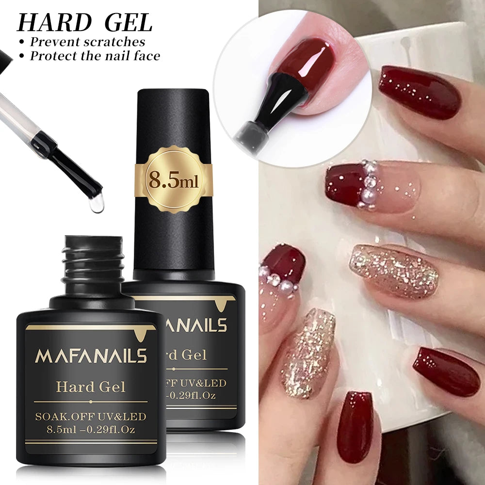 1/2pcs Nail Base Coat&Top Coat Gel Polish Sets 8.5ml Nail Varnish Rubber