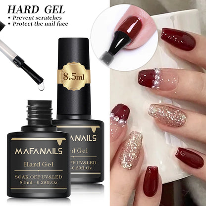 1/2pcs Nail Base Coat&Top Coat Gel Polish Sets 8.5ml Nail Varnish Rubber