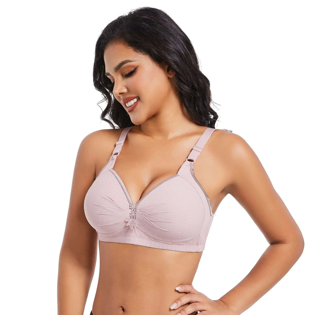 Soft Stretch Daily Thin Molded Cup Brassiere Shaping Bra