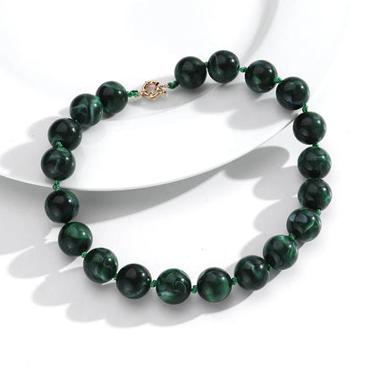 Bohemian Style Handmade Beaded Necklace Jewelry
