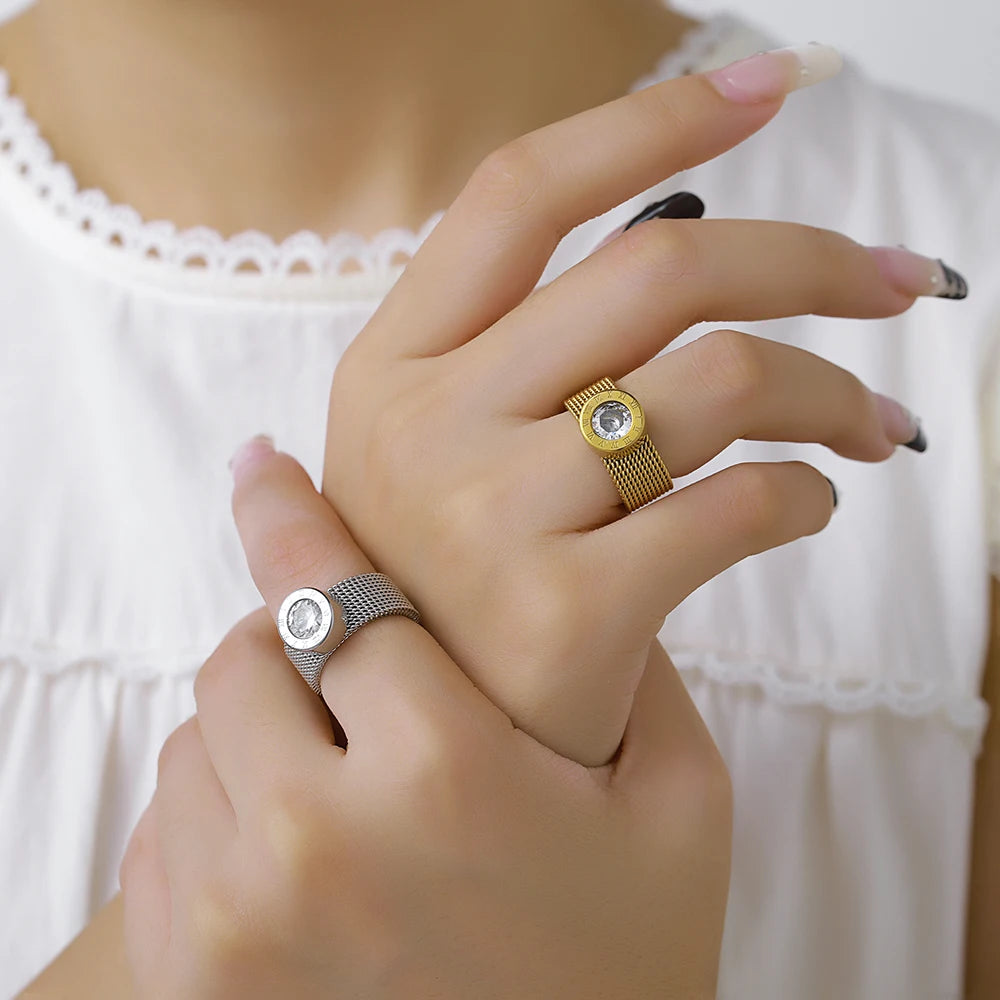 DANA Titanium Couple Rings