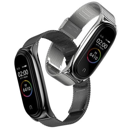 Strap for Xiaomi Mi Band 6 5 4 3 Metal Milanese Bracelet