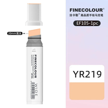 Finecolour 20mm Wide Markers Alcohol Line Sketching Art Markers Pen
