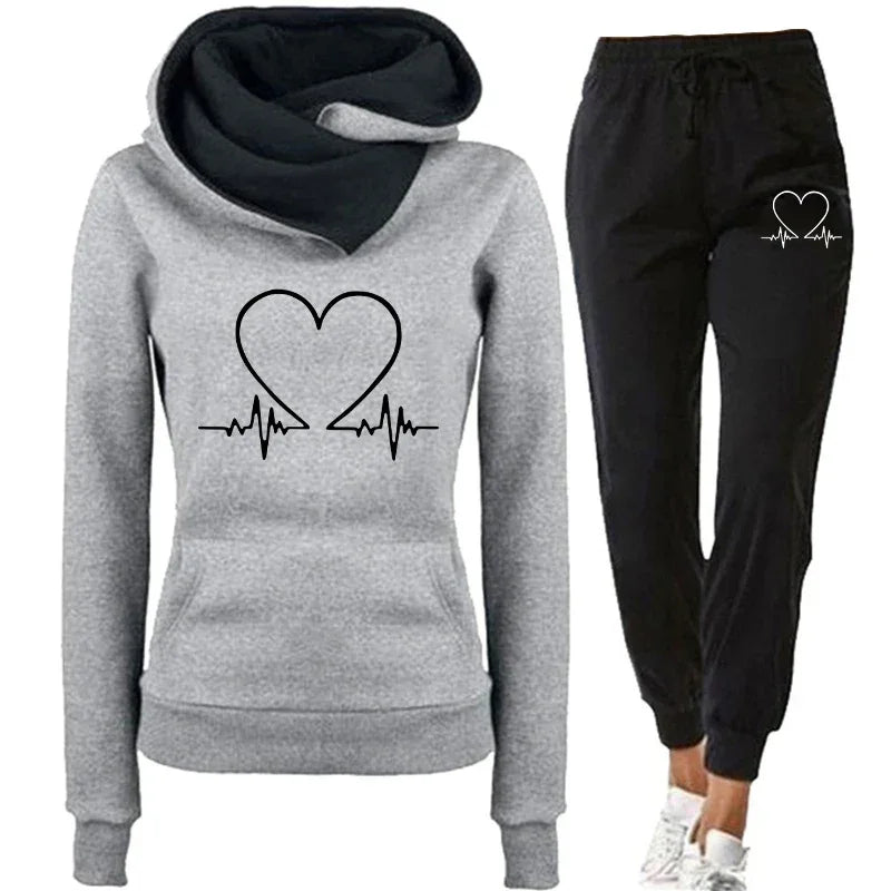 Sweatshirts Jogging Sports Outfits Set