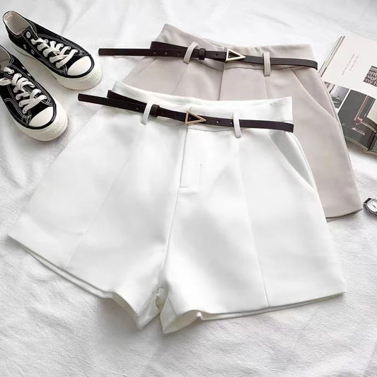 Casual High Waist Short Chic Office Shorts