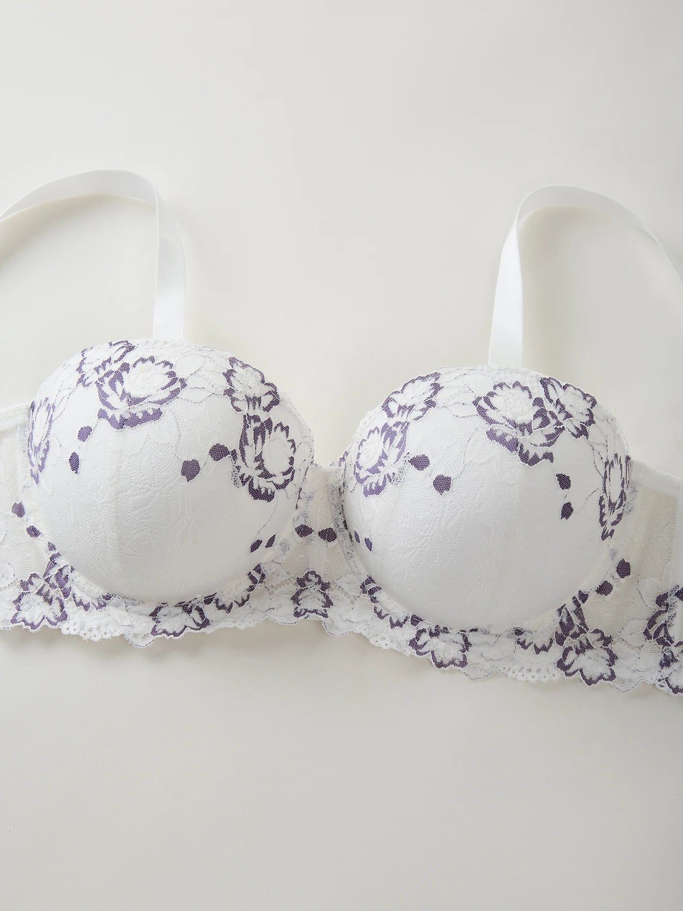Wide Strap Plus Size Bra Lace Lingerie
