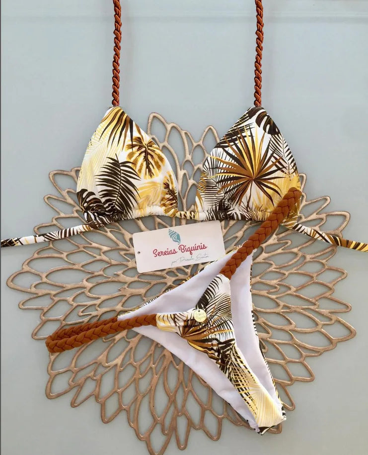 New Sexy Bikini Beach Swimsuit Two-piece Set