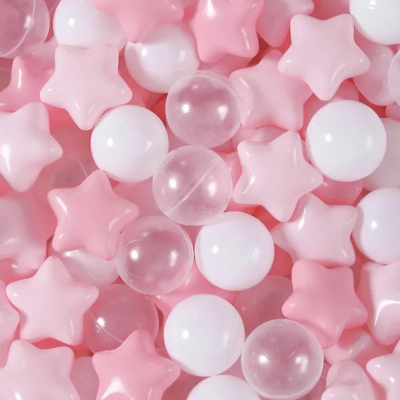 Ball Pit Balls Pack Star and Round BPA Soft Plastic Balls